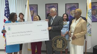 Jacksonville Housing Authority receives 23M federal grant [upl. by Etnoled]