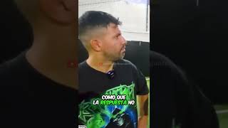 A este guardaespaldas no le importó quedar bien con el Kun Aguero [upl. by Issor634]