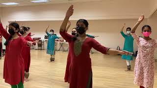 Kathak to Christmas Music by Charlotte Moraga [upl. by Elihu]