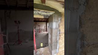 Les linteaux c’est ciao  reno homerenovation maçonnerie linteau beton [upl. by Sidky]