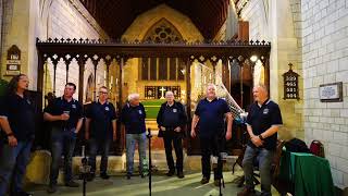 Kings Pond Shantymen sing Nelsons Blood at St John the Baptist Church Greatham [upl. by Anawait]