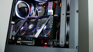 NZXT H500i with RTX 2070 Aorus  Fix vertical GPU [upl. by Konikow339]