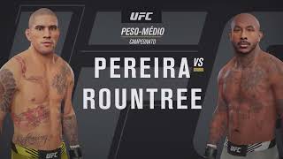 UFC 307 Pereira x Rountree  UFC 4 [upl. by Lucier]