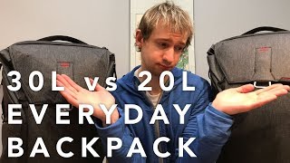 Peak Design 30L vs 20L Everyday Backpack COMPARISON [upl. by Desirae402]