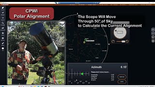 Polar Alignment through Celestrons StarSense AutoGuider and CPWI [upl. by Aggri527]