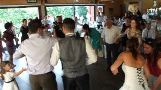 BALLO QUA QUA SPOSI MUSICA ANIMAZIONE MATRIMONI ALEX E CLAUDIA RISTORANTE LA TENUTA DEL SOLE NO [upl. by Iolenta]