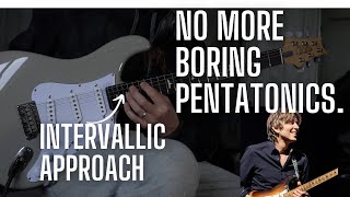 Enough Boring Pentatonic Licks Try This Intervallic Pentatonic Lick Inspired By Eric Johnson [upl. by Haleak]