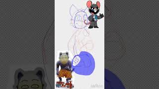 Kedamono em Poppy Playtime  poppyplaytime shorts fyp popeetheperformer speedpaint [upl. by Kalbli]