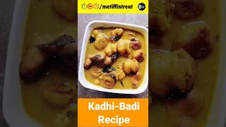 kadhi badi recipe TiffinTreat indianfood foodie foodlover yummy healthyfood tasty lunch [upl. by Ahseile]