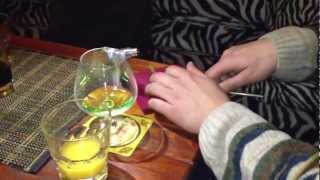 How to drink burning absinthe [upl. by Ivory]