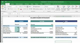 APRENDE A CALCULAR CORRECTAMENTE TU SDI SALARIO BASE DE COTIZACIÓN IMSS [upl. by Richarda]