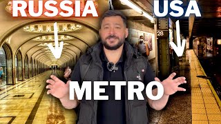 American In Moscow Showing THE BEST METRO IN THE WORLD [upl. by Webster]