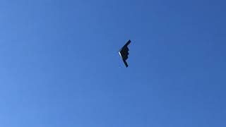 Stealth Bomber Flyover  2022 Rose Parade  view from Arcadia [upl. by Nibas420]