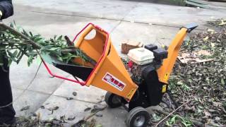 65hp 100mm chipping capacity wood chipper shredder [upl. by Garzon]