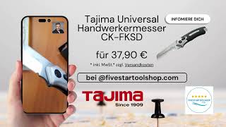 Tajima Tajima  Universal Handwerkermesser CKFKSD bei fivestartoolshopcom [upl. by Ainezey]