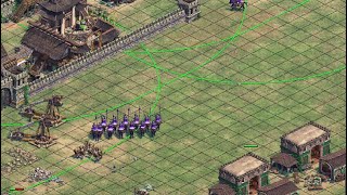 Mongols Boom Game No Mangudai  4v4 Arena  Age of Empires 2 AOE2 [upl. by Tichonn129]