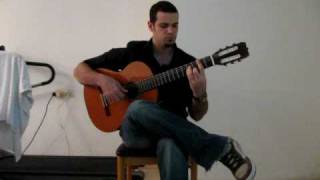 JS Bach  Bourrée BWV 1002  classical guitar [upl. by Leese]