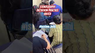 stenography dictation practice💯 steno ssc shorthanddictation shortsvideo [upl. by Ycnuahc]