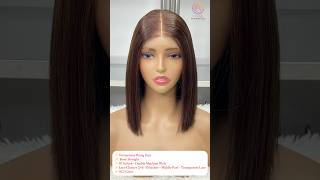 ✨ Top Grade Remy Vietnamese Bone Straight Hair Wig cyhair bobwig vietnamesehairfactory hairstyle [upl. by Inal]