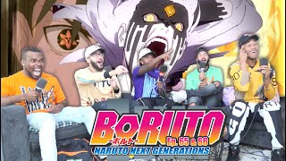 Naruto amp Sasuke vs Momoshiki Boruto Ep 65 amp 66 REACTION [upl. by Zapot]