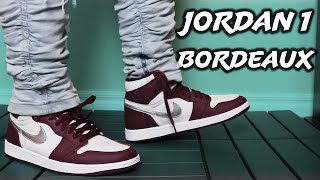 Jordan 1 Bordeaux Review  On Foot [upl. by Happ]