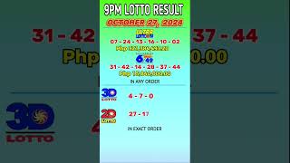 Lotro Results 900PM October 27 2024 Sunday Php 321 million UltraLotto shortvideo [upl. by Belloir]