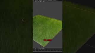 How to create grass in Blender blender3danimation blender3d blender blendertutorial [upl. by Mindi]