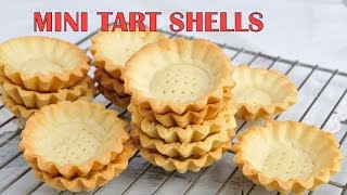 HOW TO MAKE MINI TART SHELLS [upl. by Sibyl804]