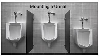 How to install a Urinal Trim phase [upl. by Ange326]