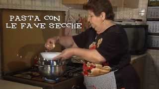 CUCINA ANTICA SICILIANA Puntata 0  Pasta con le fave secche [upl. by Vaios]