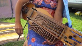 Griselda Sanderson playing the swedish nyckelharpa [upl. by Zampardi]