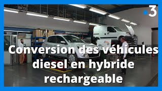 Venelles  conversion des véhicules diesel en hybride rechargeable [upl. by Mochun]