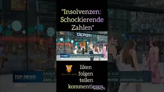 quotInsolvenzen Schockierende Zahlenquot [upl. by Lehrer]