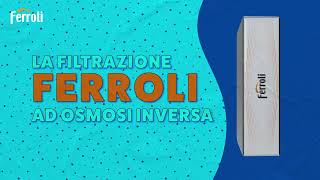 Osmosense Ferroli  Affinatore acqua potabile ad osmosi inversa [upl. by Ennairam]