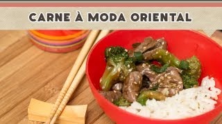 Carne à moda oriental  Receitas de Minuto EXPRESS 41 [upl. by Ennayehc335]