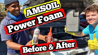 AMSOIL Power Foam Before amp After Results 2006 Chevy Trailblazer [upl. by Griffith894]