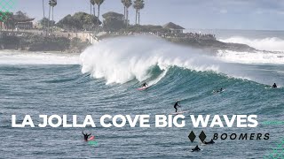 LA JOLLA COVE HISTORIC WAVES BOOMERS BOOMING DECEMBER 30 2023 [upl. by Odraner]