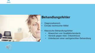 Behandlungsvertrag Behandlungsfehler und Haftung [upl. by Parthen]