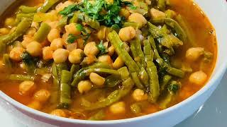 La mas rica y deliciosa Sopa de garbanzos con nopales [upl. by Keli50]