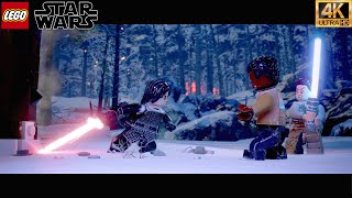 Finn and Rey vs Kylo Ren Boss Fight  LEGO Star Wars The Skywalker Saga 4K 60FPS [upl. by Netsuj203]