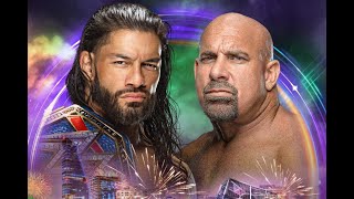 Full Match  Roman Reigns vs Goldberg  Universal Championship Match WWE2K24 [upl. by Reerg166]