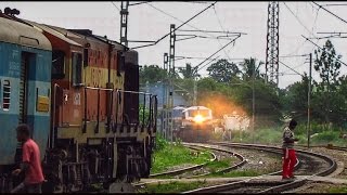 Speeding EMD  ALCO  EMD Amazing Honk Show [upl. by Oikim]