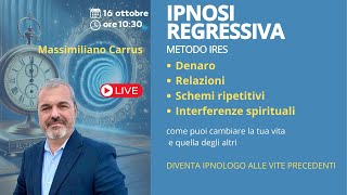 Ipnosi Regressiva metodo Ires  Massimiliano Carrus [upl. by Rese]