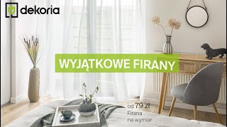 Subtelne firany na wymiar  Dekoriapl [upl. by Dyer329]