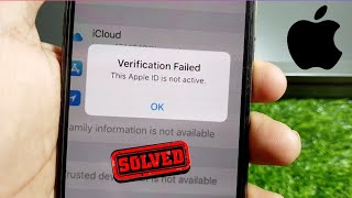 How To FIxquotVerification Failed There was an error connecting to the apple id server 2023 [upl. by Anaerda]