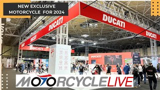 MOTORCYCLE LIVE 2023 Whats new for 2024 4K [upl. by Adniral918]