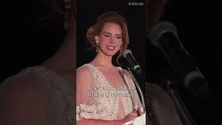 LanaDelRey talks about her stylist Molly Dickson at Instyle Imagemaker Awards 2024 [upl. by Ayotaj]