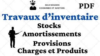 Comptabilité Générale S2  Régularisation des Stocks Exercice Corrigé  inventaire [upl. by Arvind]