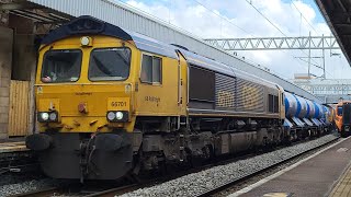 Class 66701 amp 66752 on RHTT circuit 71024 [upl. by Tesler]