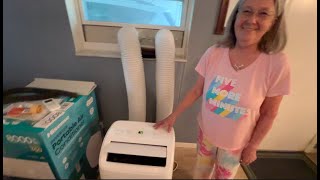 After 1 week a review of Hisense 8000 BTU Dual Hose Portable Air Conditioner [upl. by Ahsilyt]